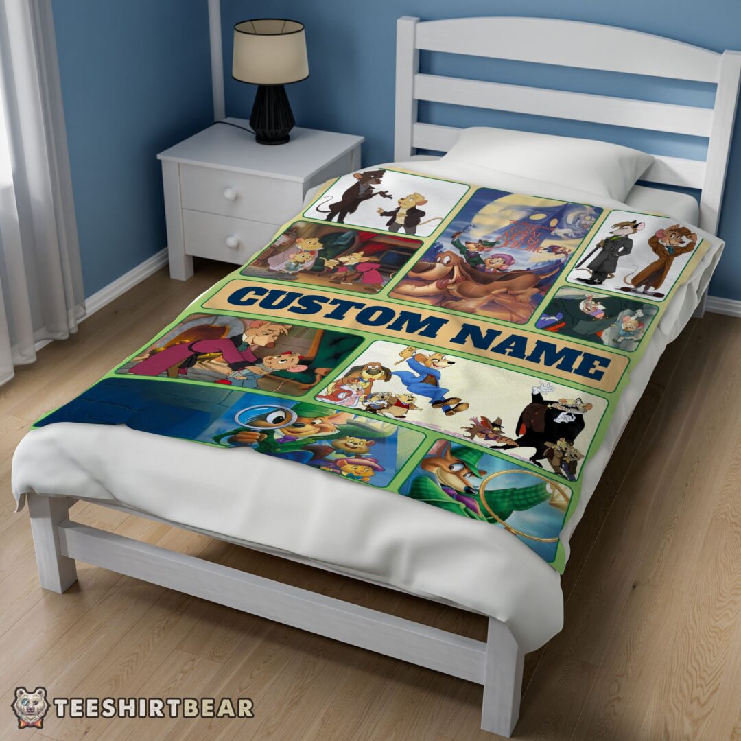 hot-disney-cartoon-personalized-great-mouse-detective-blanket-fleece-customized-blanket-mk-02 Hot Disney Cartoon Personalized Great Mouse Detective Blanket Fleece Customized Blanket - Image 3