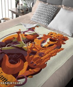 Hot Disney Cartoon Robin Hood Blanket Fleece Customized Blanket - Image 4