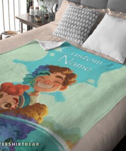 Hot Disney Cartoon Summer Of Luca With Friends Blanket Fleece Customized Blanket - Image 4