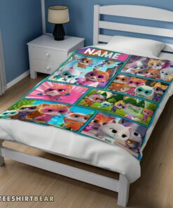 Hot Disney Cartoon Super Kitties With Friends Blanket Fleece Customized Blanket - Image 3