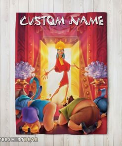 Hot Disney Cartoon The Emperor's New Groove Blanket Fleece Customized Blanket