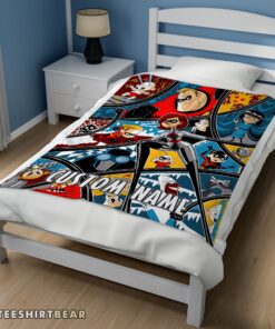 Hot Disney Cartoon The Incredibles Tapestry Blanket Fleece Customized Blanket - Image 3