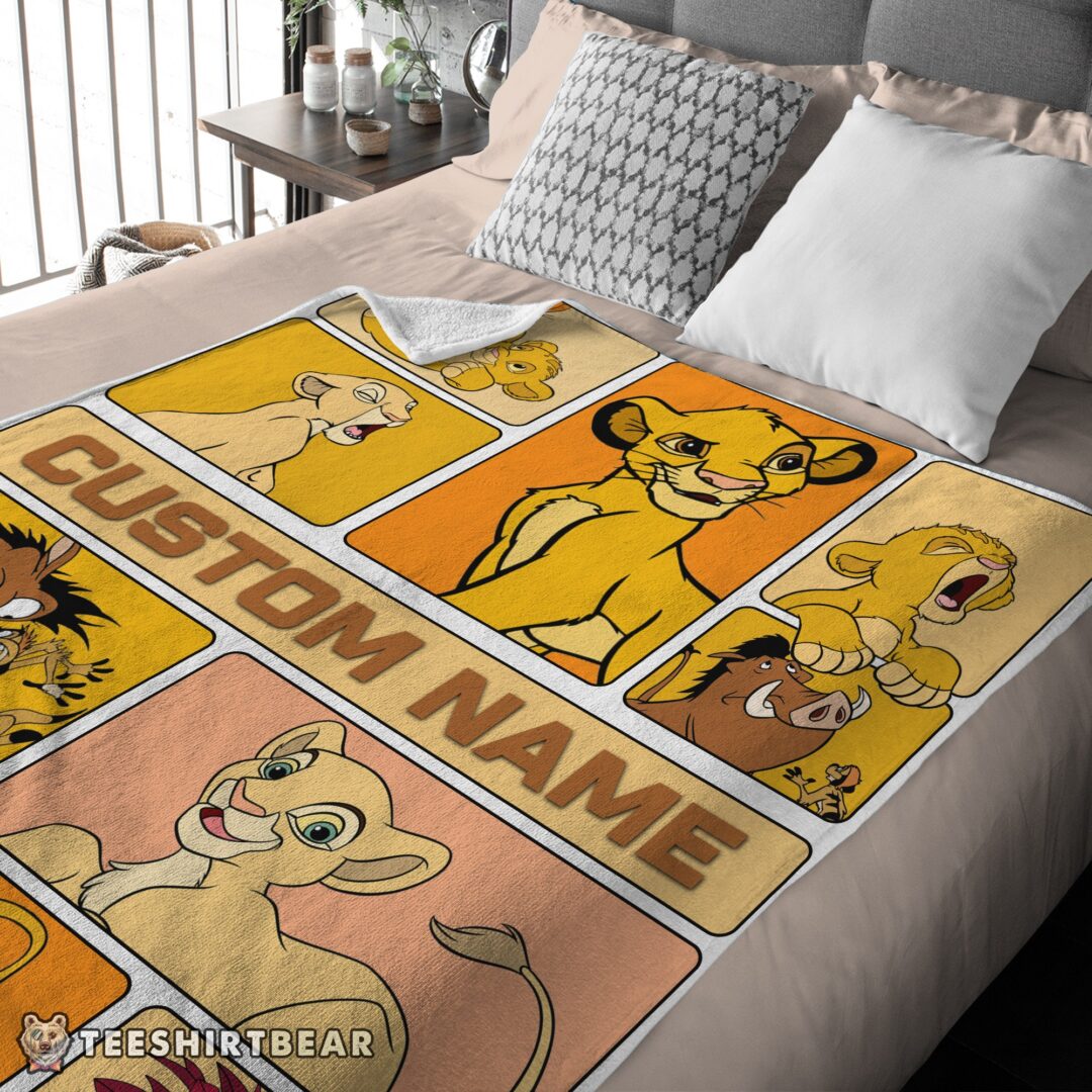 hot-disney-cartoon-the-lion-king-simba-with-friends-blanket-fleece-customized-blanket-mk-03 Hot Disney Cartoon The Lion King Simba With Friends Blanket Fleece Customized Blanket - Image 4