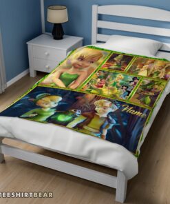 Hot Disney Cartoon Tinker Bell Cute Blanket Fleece Customized Blanket - Image 3