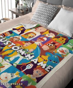 Hot Disney Cartoon Toy Story Velveteen Cute Blanket Fleece Customized Blanket - Image 4