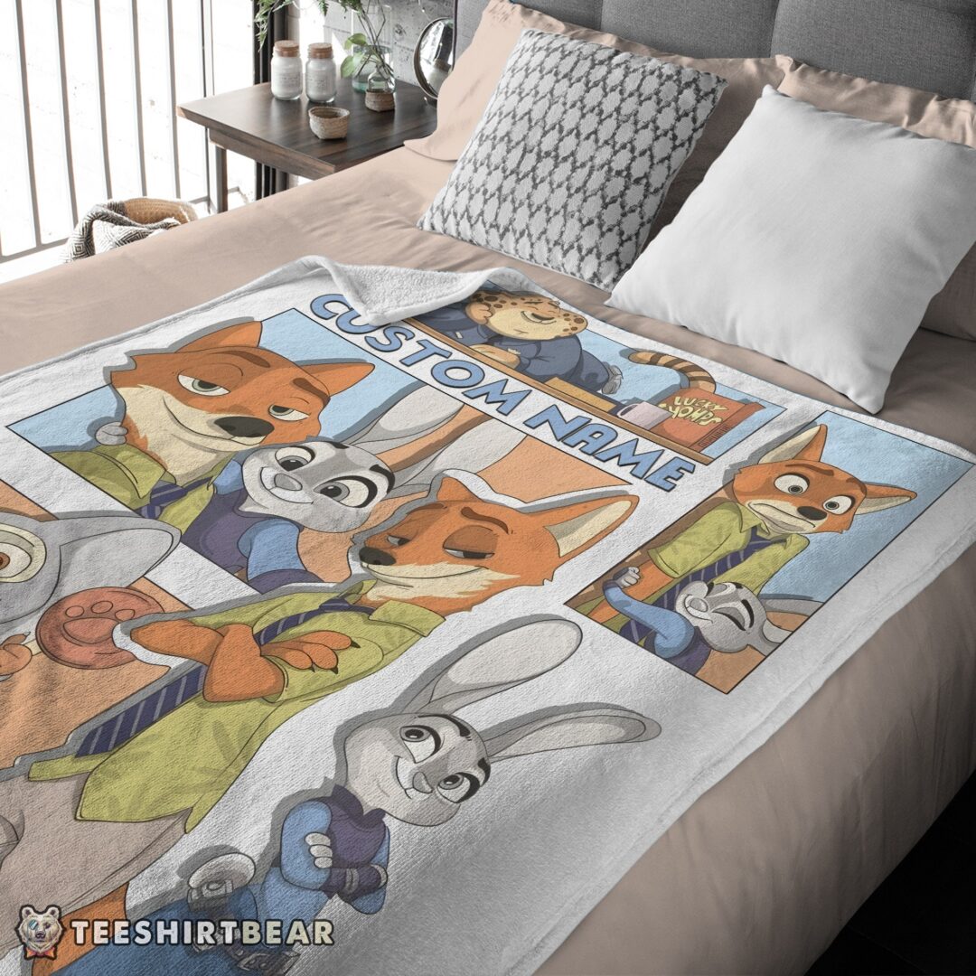 hot-disney-cartoon-zootopia-velveteen-cute-blanket-fleece-customized-blanket-mk-03 Hot Disney Cartoon Zootopia Velveteen Cute Blanket Fleece Customized Blanket - Image 4