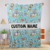 Hot Disney Donald Duck Daisy Huey Dewey Louie Blanket Fleece Customized Blanket