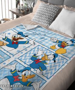 Hot Disney Donald Duck With Signature And Friends Donald Duck Moods Blanket Customize Blanket - Image 3