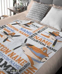 Hot Disney Dusty Crophopper Blanket Fleece Customized Blanket - Image 4