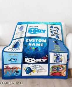 Hot Disney Finding Dory What Would Dory Do Collage Blanket Fleece Customized Blanket - Image 3