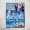 Hot Disney Frozen Elsa & Friends Journey Collage Blanket Fleece Customized Blanket