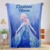Hot Disney Frozen Magic Elsa Blanket Fleece Customized Blanket