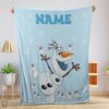 Hot Disney Frozen Olaf Dancing Blanket Fleece Customized Blanket