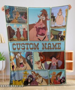 Hot Disney Home On The Range Poster Blanket Fleece Customized Blanket