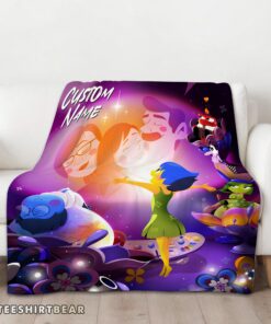 Hot Disney Inside Out Family Unite Blanket Fleece Customized Blanket - Image 3