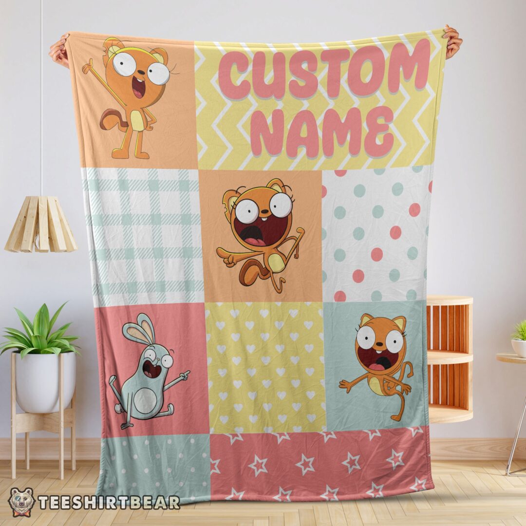 hot-disney-kiff-chatterley-barry-buns-pattern-blanket-fleece-customized-blanket-mk-01 Hot Disney Kiff Chatterley & Barry Buns Pattern Blanket Fleece Customized Blanket