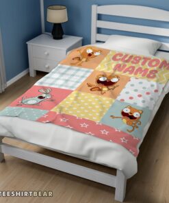 Hot Disney Kiff Chatterley & Barry Buns Pattern Blanket Fleece Customized Blanket - Image 3