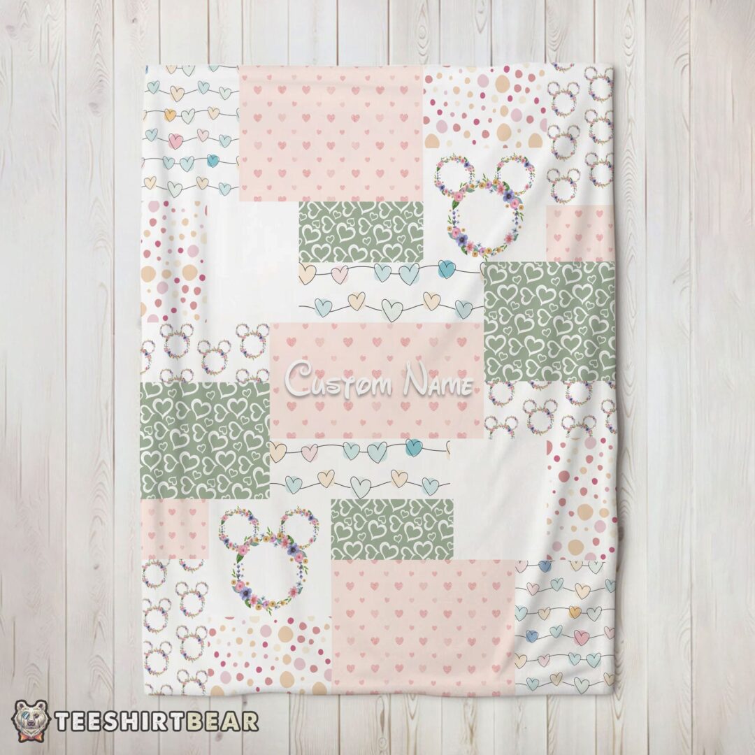 hot-disney-mickey-logo-heart-texture-blanket-fleece-customized-blanket-mk-02 Hot Disney Mickey Logo Heart Texture Blanket Fleece Customized Blanket