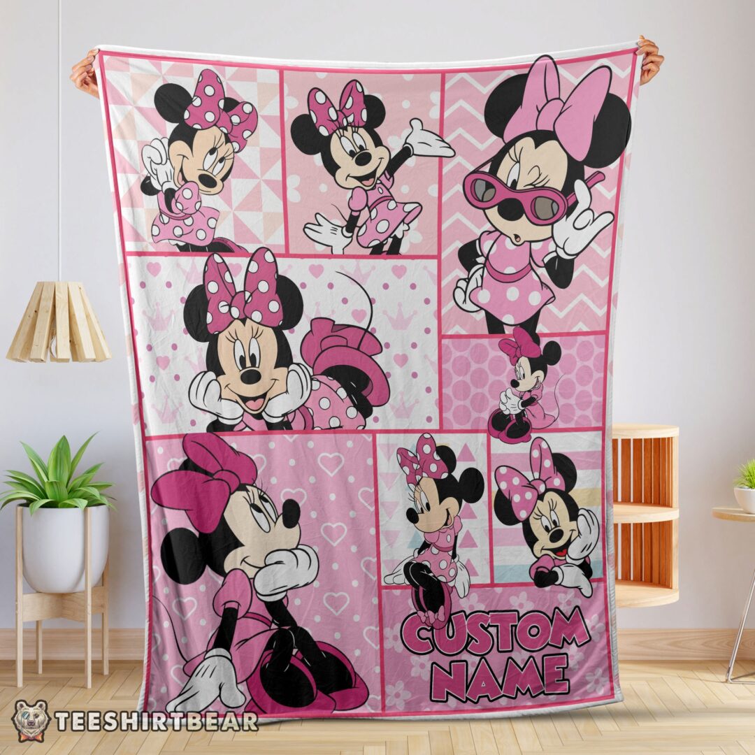 hot-disney-minnie-mouse-and-friends-minnie-mouse-moods-blanket-customize-blanket-mk-01-1-1 Hot Disney Minnie Mouse And Friends Minnie Mouse Moods Blanket Customize Blanket