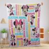 Hot Disney Minnie Mouse Blanket Fleece Customized Blanket