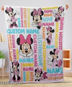 Hot Disney Minnie Mouse Blanket Fleece Customized Blanket