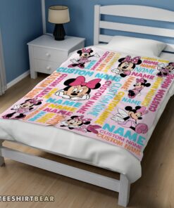 Hot Disney Minnie Mouse Blanket Fleece Customized Blanket - Image 3