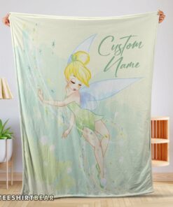 Hot Disney Peter Pan Tinker Bell Blanket Fleece Customized Blanket