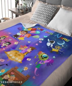 Hot Disney Pixar Cartoon All Story Velveteen Cute Blanket Fleece Customized Blanket - Image 4