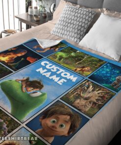 Hot Disney Pixar The Good Dinosaur Collage Poster Blanket Fleece Customized Blanket - Image 4