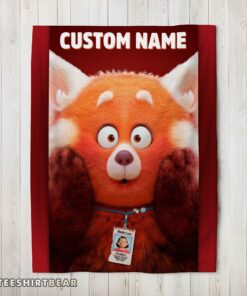 Hot Disney Pixar Turning Red Blanket Fleece Customized Blanket