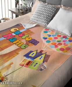 Hot Disney Pixar Up With Our Balloons And Sky With House Movie Blanket Customize Blanket - Image 4