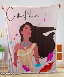 Hot Disney Pocahontas Blanket Fleece Customized Blanket