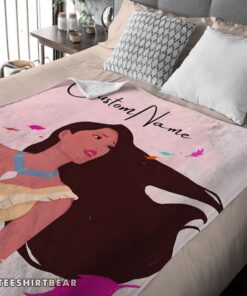 Hot Disney Pocahontas Blanket Fleece Customized Blanket - Image 4
