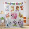Hot Disney Princess Palace Pets Blanket Fleece Customized Blanket