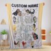 Hot Disney Princess The Fun Never Stops Blanket Fleece Customized Blanket