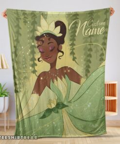 Hot Disney Princess Tiana Blanket Fleece Customized Blanket