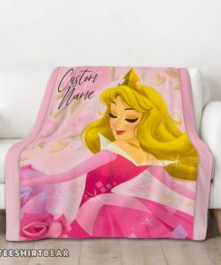 Hot Disney Sleeping Beauty Aurora Princess Blanket Fleece Customized Blanket - Image 3