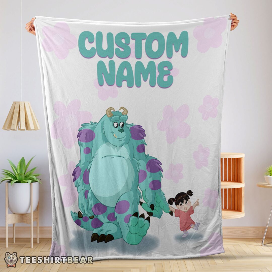 hot-disney-sulley-boo-monsters-inc-blanket-fleece-customized-blanket-mk-01-1 Hot Disney Sulley & Boo Monsters Inc Blanket Fleece Customized Blanket