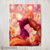Hot Disney Tangled Rapunzel Lanterns Of Light Blanket Fleece Customized Blanket