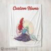 Hot Disney The Little Mermaid Delicate And Painterly Blanket Fleece Customized Blanket