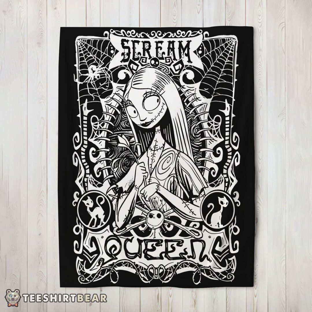 hot-disney-the-nightmare-before-christmas-sally-scream-queen-blanket-fleece-customized-blanket-mk-02-1 Hot Disney The Nightmare Before Christmas Sally Scream Queen Blanket Fleece Customized Blanket