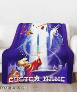 Hot Disney The Sword In The Stone Legendary Blanket Fleece Customized Blanket - Image 3
