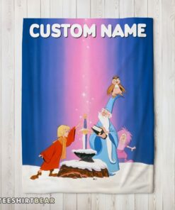 Hot Disney The Sword In The Stone Magic And Wonder Blanket Fleece Customized Blanket