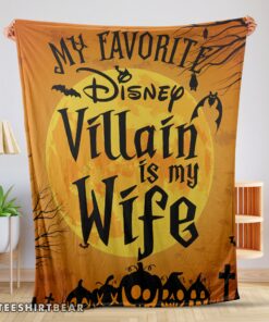 Hot Disney Villain Wife Halloween Blanket Cozy Funny And Unique Blanket