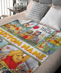 Hot Disney Winnie The Pooh With Friends Blanket Fleece Customized Blanket - Image 4