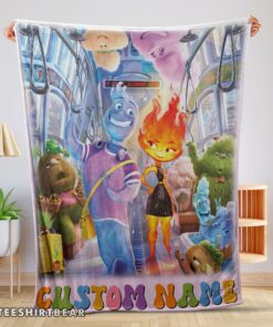 Hot Elemental Characters Ember Lumen Wade With Friends Blanket Fleece Customized Blanket