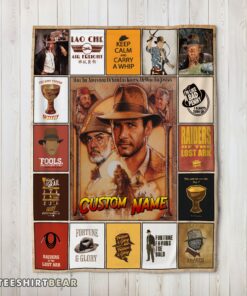 Hot Indiana Jones Raiders Of The Lost Ark Adventure Blanket Fleece Customized Blanket