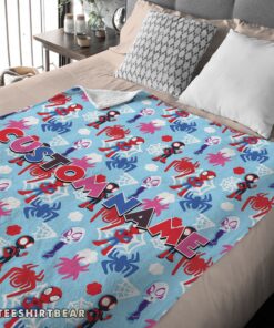 Hot Marvel Superhero Spidey And His Amazing Friends Birthday Cute Blanket Fleece Customized Blanket - Image 4