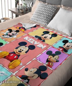Hot Mickey Mouse Collage Blanket Fleece Customized Blanket - Image 4