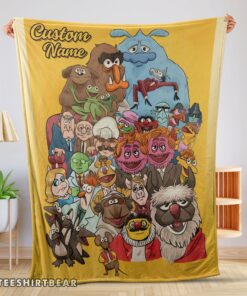 Hot Muppet Show Characters Blanket Fleece Customized Blanket